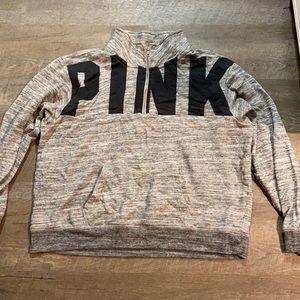 Large gray VS PINK sweatshirt